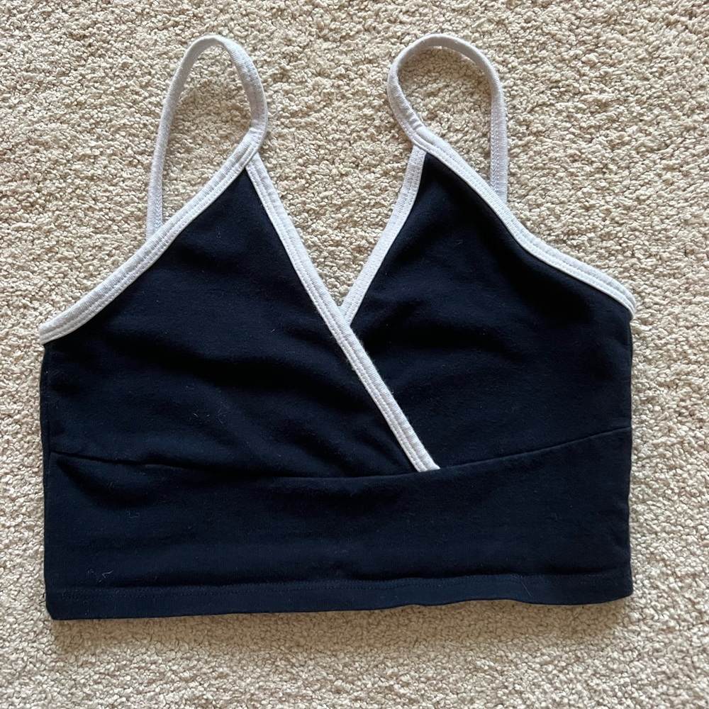 Navy brandy Melville top